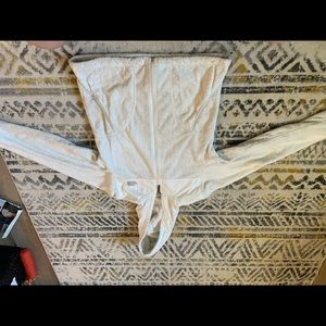 North face, white, very soft jacket